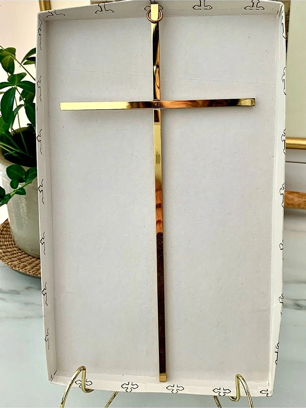 ✨New Gold MCM Cross Decorative Wall Art Minimalist